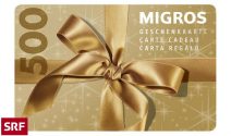 Eine Migros-Geschenkkarte im Wert von CHF 500.- gewinnen