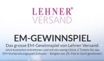 EM Gewinnspiel von Lehner Versand