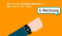 10 x Apple Watch im Wert von je CHF 1’000.- gewinnen