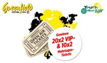 20 x 2 und 10 x 2 Greenfield oder Touch the Air Tickets gewinnen