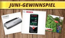 Junigewinnspiel verlänert: Heckenschere, Vakuumierer und Entfernungsmesser gewinnen