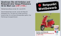 Vespa im Wert von CHF 3’795.- gewinnen