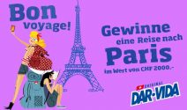 Paris Reise im Wert von CHF 2’000.- gewinnen