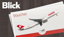 2 x SWISS Gutschein und 10 x Blick Jahresabo gewinnen
