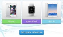 iPhone 7, Apple Watch oder iPad Air gewinnen