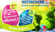 2 x Monatsmiete oder 2-Jahre Jahresprämie gewinnen