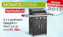 3 x Landmann Gasgrill gewinnen
