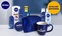 Nivea Kosmetik Set sowie eine myMoment Tasse gewinnen