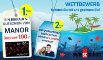 Manor Gutschein oder Jahresprämie für zwei Jahren gewinnen