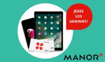 5 x iPhone 7, iPad Pro, Manor Gutschein und mehr gewinnen