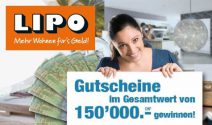 Lipo Gutschein im Wert von CHF 150’000.- gewinnen