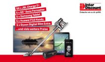 Sony TV, Samsung Tablet, Huawei Handy und vieles mehr gewinnen