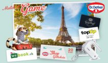 Paris Reise im Wert von CHF 1’500.- und vieles mehr gewinnen