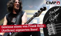 Handsignierte Anthrax Bass Gitarre gewinnen