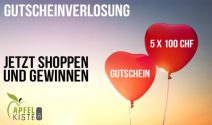 5 x Apfelkiste Gutschein im Wert von CHF 500.- gewinnen