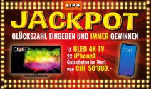 OLED 4K TV, iPhone X sowie CHF 50’000.- Gutscheine gewinnen