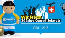 10 x Conrad Gutschein im Wert von CHF 1’000.- und mehr gewinnen