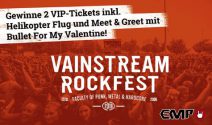 2 x Vainstream Rockfest VIP Tickets inkl. Helikopter Flug und mehr gewinnen