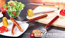 3-teiliges Edelstahl Grillbesteck von Pearl gratis erhalten