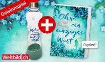 5 x Rosie Walsh Buch sowie 10 x Trinkflasche aus Glas gewinnen