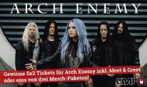 5 x 2 Arch Enemy Tickets, Meet & Greet sowie Goodies gewinnen