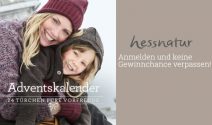 Täglich festliche Preise von Hessnatur im Gesamtwert von CHF 18’000.- gewinnen