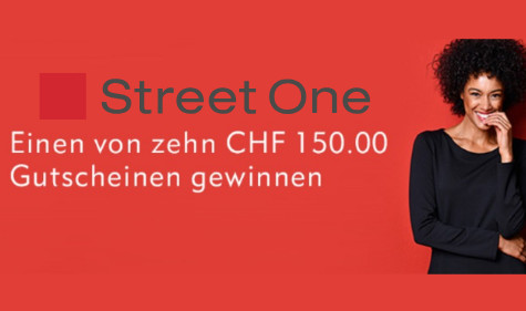 Street One Gutschein im Wert von CHF 150.- gewinnen