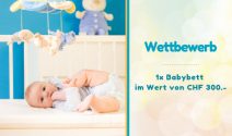 Ein Babybett im Wert von CHF 300.- gewinnen