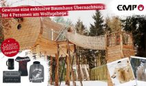 Eine Baumhaus Übernachtung für 4 Personen + GoT Fanpaket gewinnen