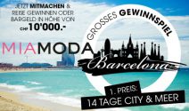 Reise nach Barcelona oder CHF 10’000.- in bar gewinnen