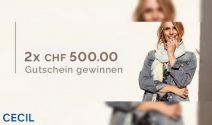 2x einen Cecil Gutschein im Wert con CHF 500.- gewinnen