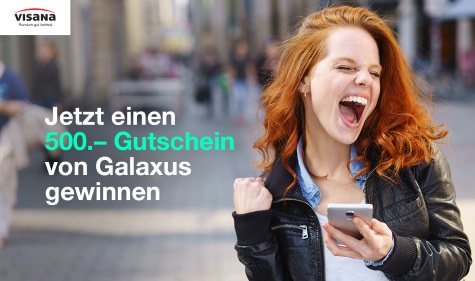 Einen Galaxus Gutschein im Wert von CHF 500.- gewinnen