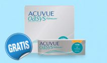 Jetzt gratis Acuvue Oasys 1-Day Probepackung bestellen