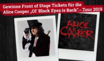 Front of Stage Tickets fürs Alice Cooper Konzert gewinnen
