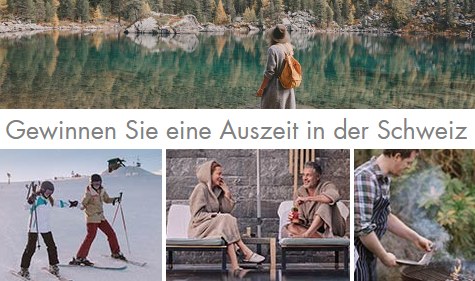 Skiferien, Wellness-Weekend oder Kochkurs gewinnen