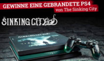 Sony Playstation 4 im Branding des Spiels „The Sinking City“ gewinnen