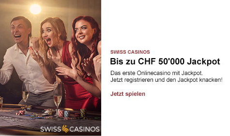 Einen Jackpot im Wert von CHF 50'000.- gewinnen