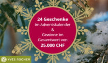 24 gratis Geschenke im Gesamtwert von 25.000 CHF gewinnen