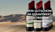 Wein-Gutscheine im Gesamtwert von über CHF 10’000.- gewinnen