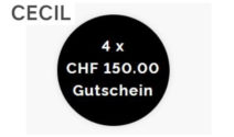 Einen CHF 150.- Cecil Gutschein gewinnen