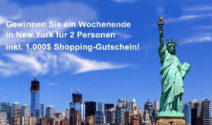 Ein Wochenende in New York + einen 1.000$ Gutschein bei Geno Media Circle GmbH gewinnen