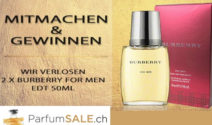 Burberry for Men Eau de Toilette 50ml bei ParfumSALE gewinnen!