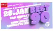 2×2 Tickets für die Party Best of 90’s bei Nordagenda gewinnen!