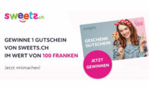 Einen Gutschein im Wert von CHF 100.- bei Sweets gewinnen!