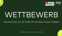 Gewinnen Sie 2 von 20 Tickets für die Swiss Indoors in Basel!