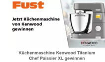 Küchenmaschine Kenwood Titanium Chef Paissier XL gewinnen